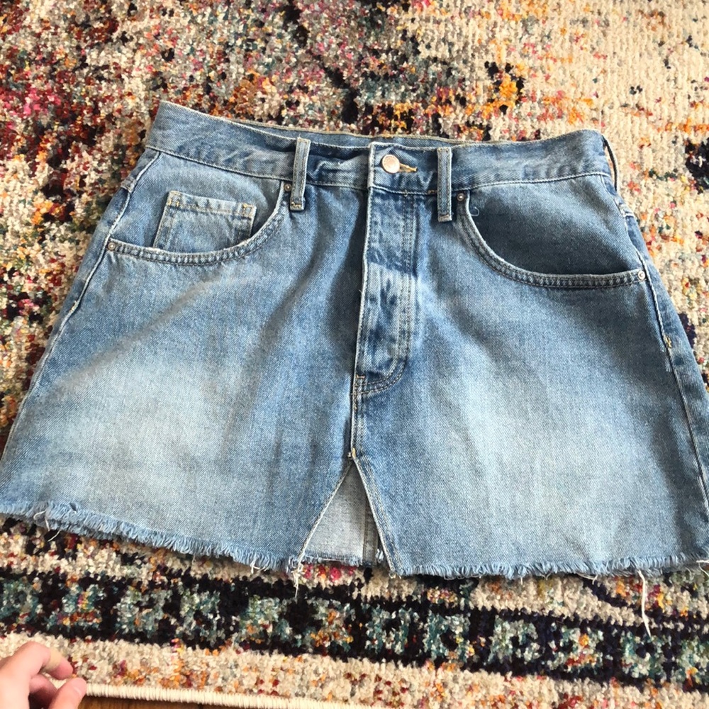 Light Denim Skirt